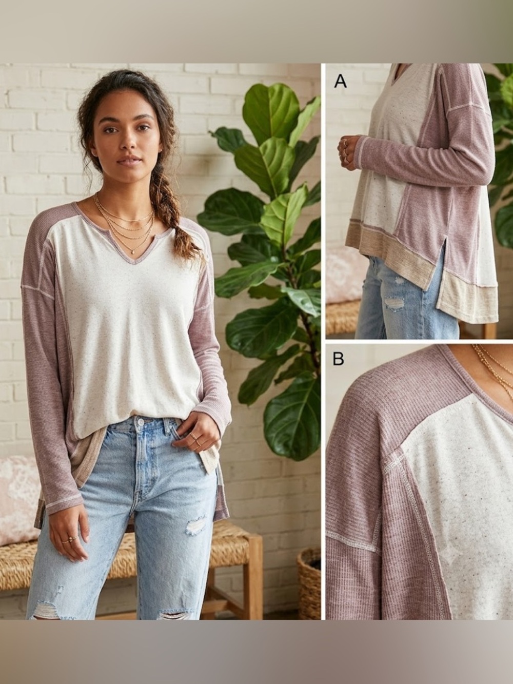 Mystree Oversized Lightweight Longsleeve Shirt